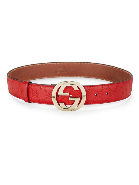 cheap gucci belt interlock g buckle leather|gucci interlocking g belt women's.